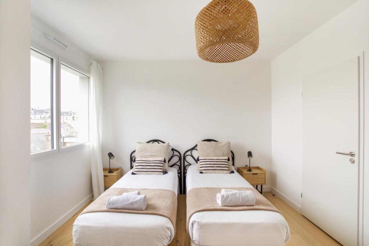 L'Air - Elegant 2 Chambres Avec Loggia Dans Residence De Haut Standing レンヌ エクステリア 写真
