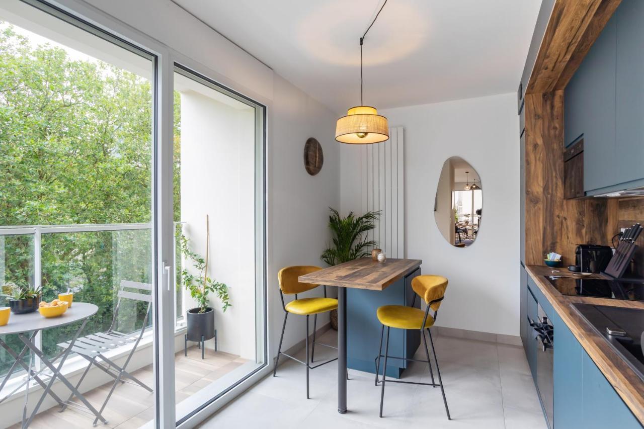 L'Air - Elegant 2 Chambres Avec Loggia Dans Residence De Haut Standing レンヌ エクステリア 写真