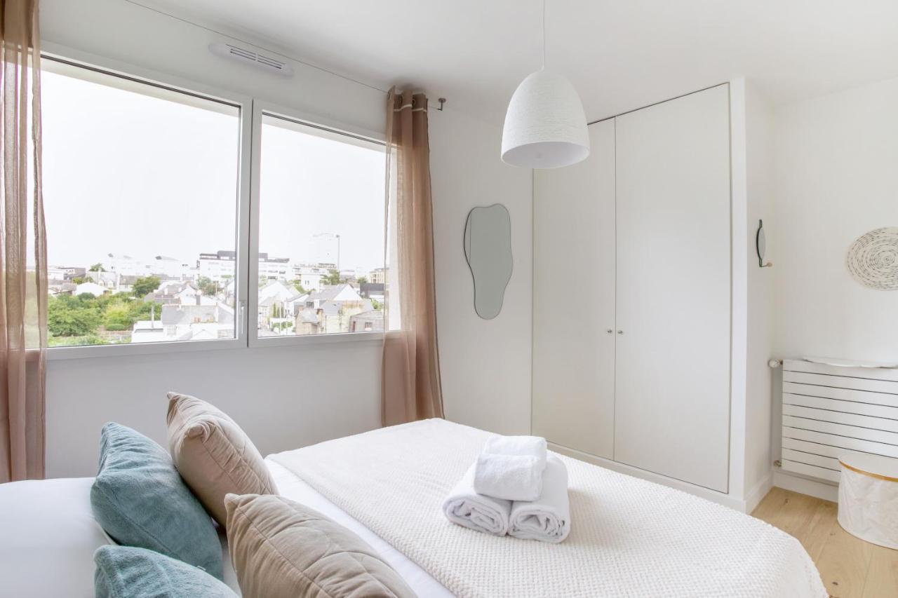 L'Air - Elegant 2 Chambres Avec Loggia Dans Residence De Haut Standing レンヌ エクステリア 写真