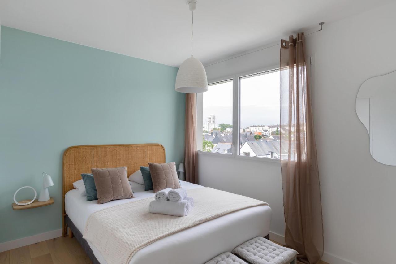 L'Air - Elegant 2 Chambres Avec Loggia Dans Residence De Haut Standing レンヌ エクステリア 写真